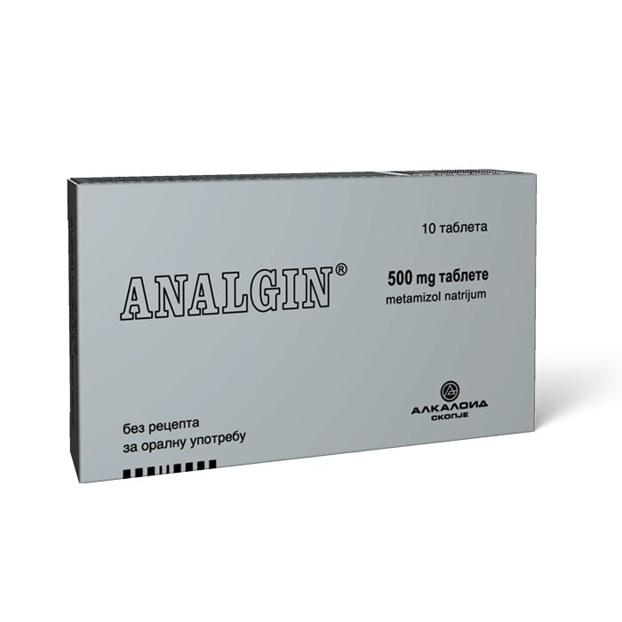 ANALGIN tbl 10 x 500mg Product Main Image