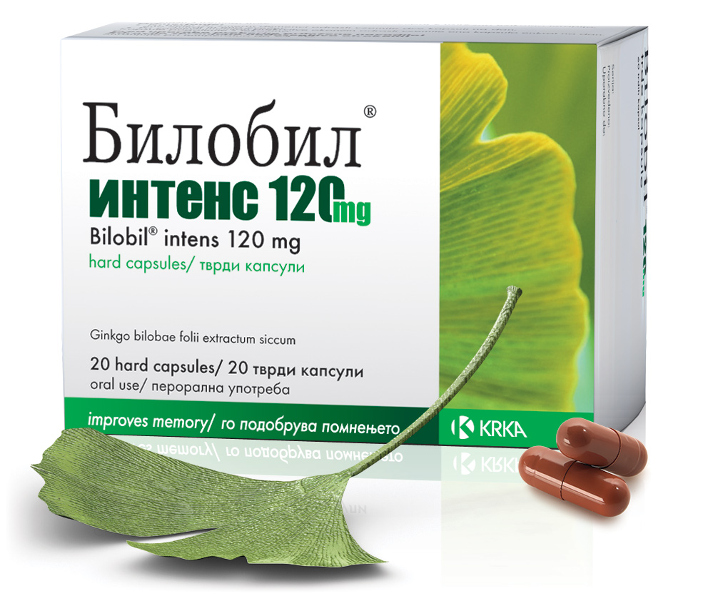 BILOBIL INTENSE 120mg CAPSULES x 20 Product Main Image