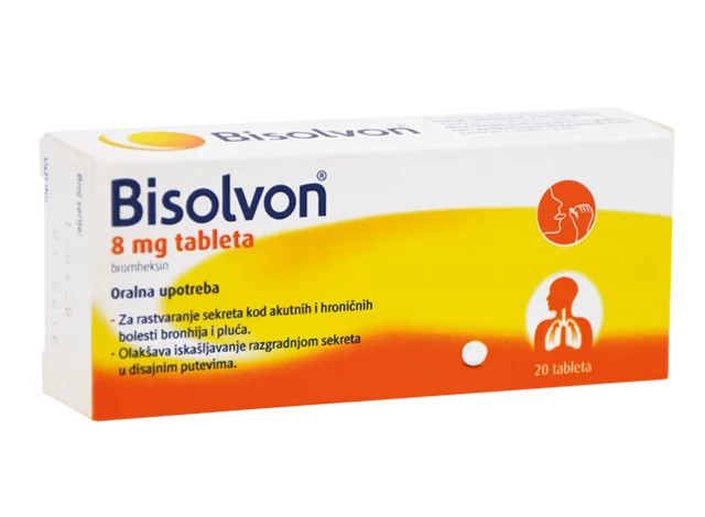 BISOLVON tbl 20 x 8mg Product Main Image