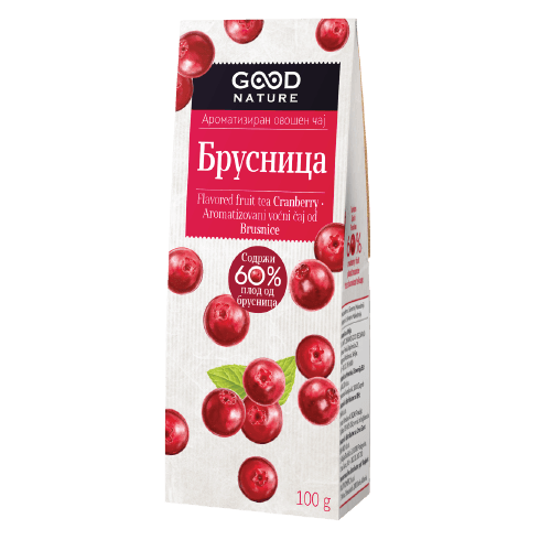 TEA CRANBERRY 60% 100g ALKALOID Product Main Image