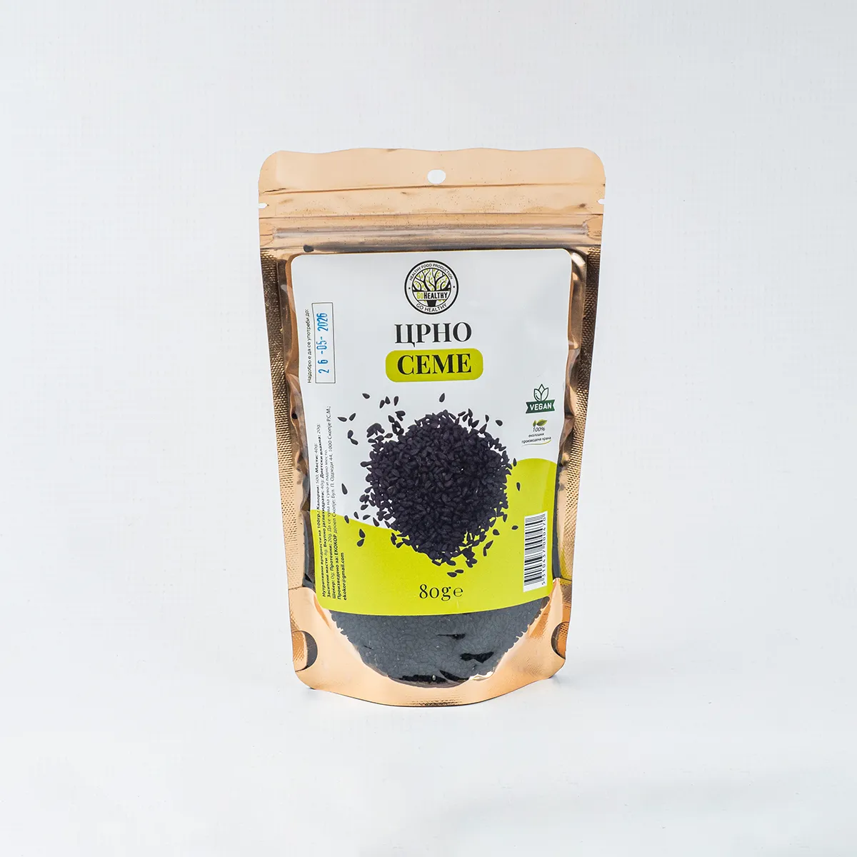 GO HEALTHY CRNO SEME  80g Product Main Image