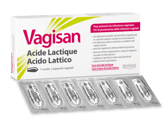 VAGISAN vaginal suppositories x 7 Product Main Image