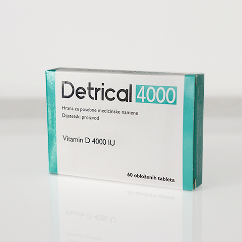 DETRICAL 4000 i.u x 60tbl Product Main Image
