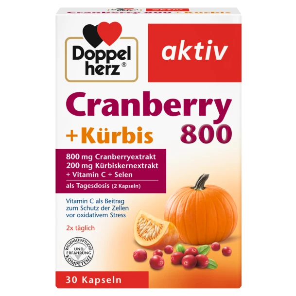 DOPPELHERZ CRANBERRY + PUMPKIN cps x 30 Product Main Image