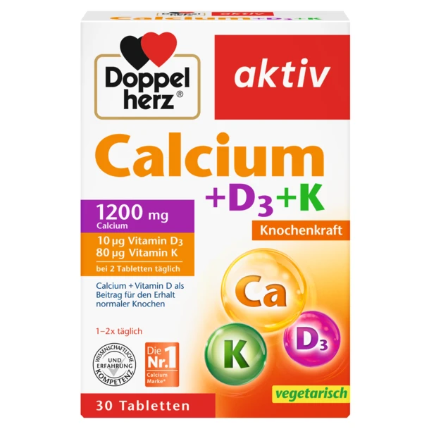 DOPPELHERZ Ca+D3+K x 30tbl Product Main Image