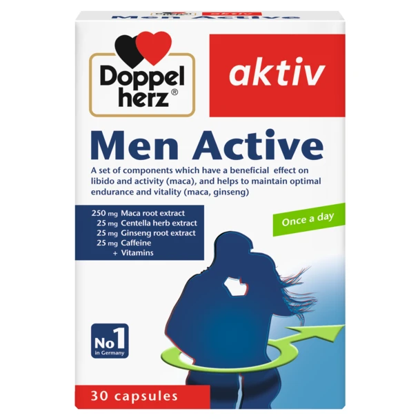 DOPPELHERZ MEN active x 30cps Product Main Image