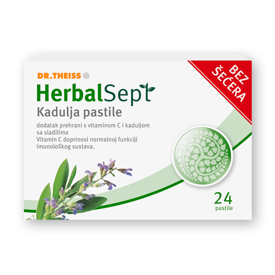 DR.THEISS HERBALSEPT sage lozenges x 24 Product Main Image