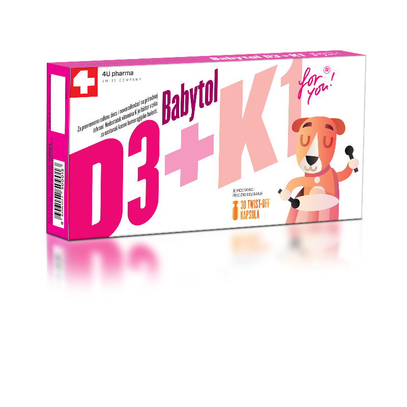 4U BABYTOL D3+K1 x 30cps Product Main Image
