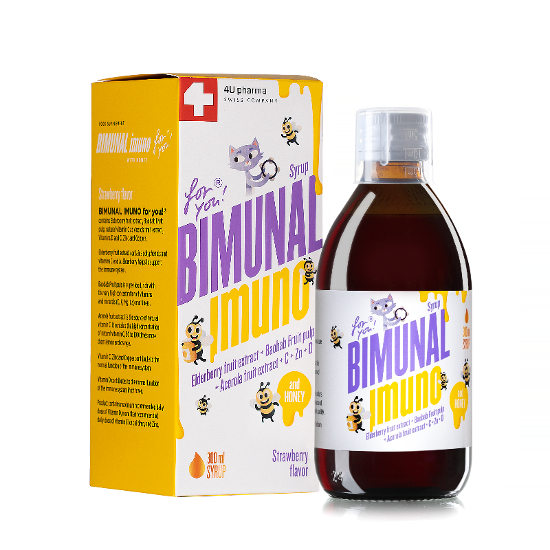 4U BIMUNAL IMUNO SYRUP 300ml Product Main Image