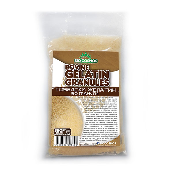 BIOCOSMOS BEEF ZELATIN  100g Product Main Image