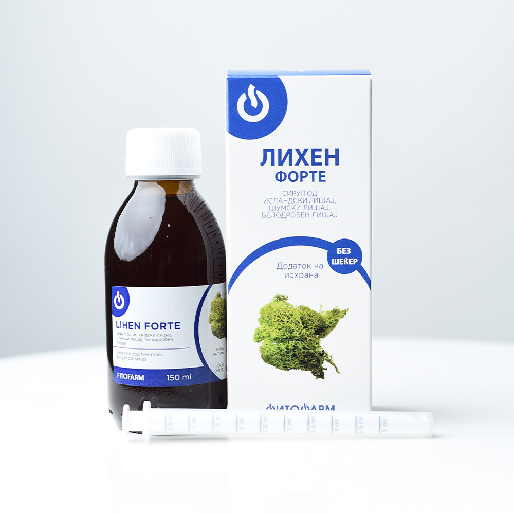 FITOFARM LIHEN FORTE SYRUP 150ml Product Main Image