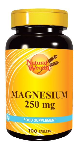 NATURAL WEALTH  MAGNESIUM 250mg x 100tbl Product Main Image