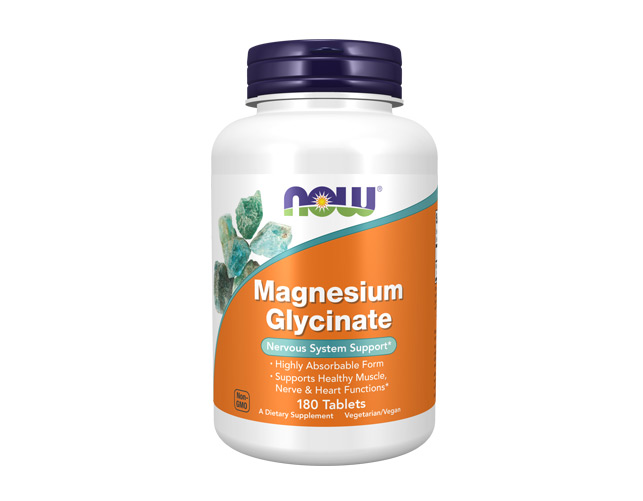 NOW Magnesium glycinat x 180tbl Product Main Image