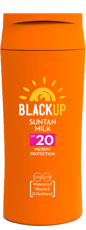 BLACK UP mleko spf 20, 200ml Product Main Image