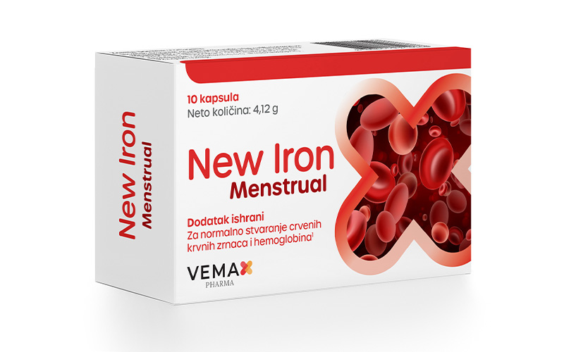 NEW IRON MENSTRUAL cps x 10 Product Main Image