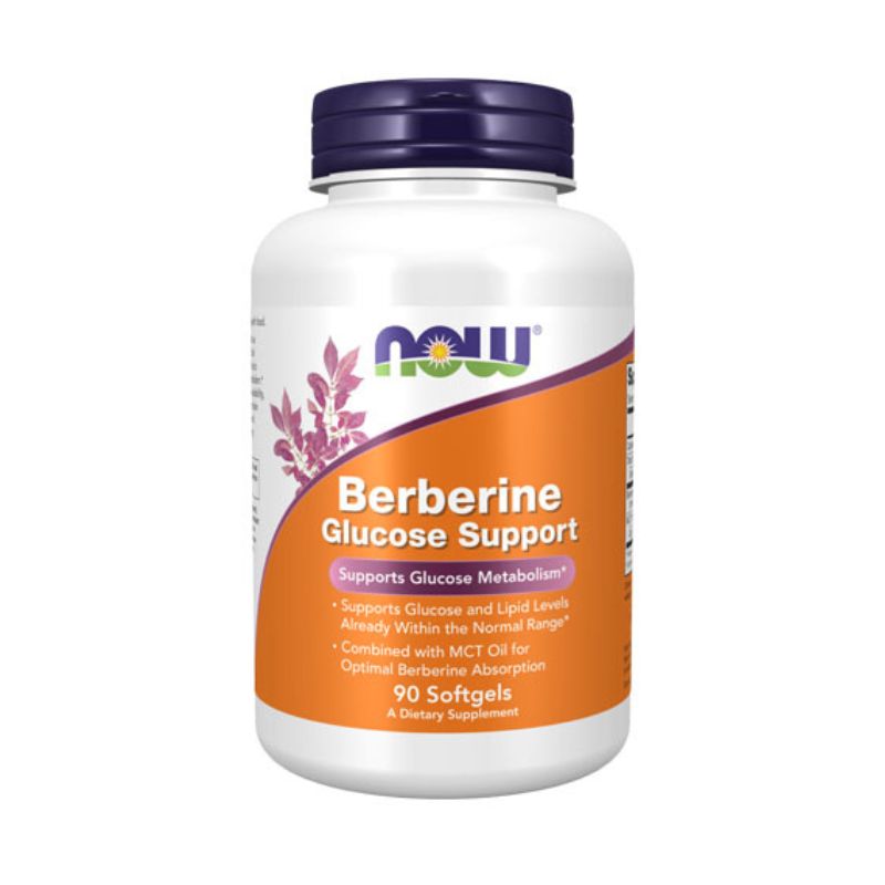 NOW BERBERINE GLUCOSE SUPPORT CAPSULES x 90 Product Main Image
