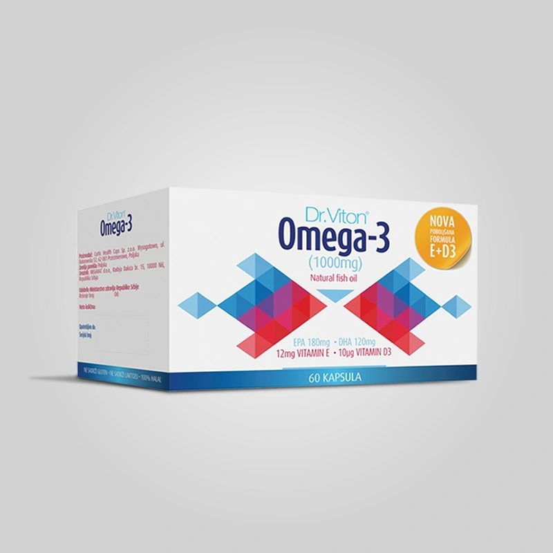 DR.VITON OMEGA 3/1000mg CAPSULES x 60 Product Main Image
