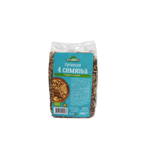 BIOCOSMOS ORGAN.MIX 4 SEEDS 400g Product Main Image