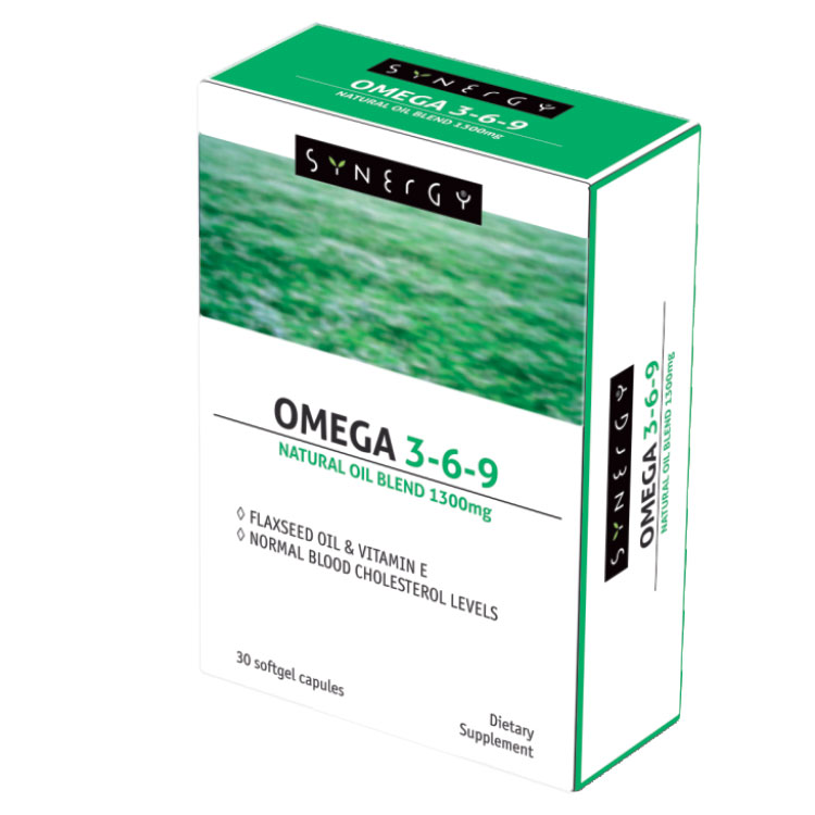 SYNERGY OMEGA 3,6,9 x 60cps Product Main Image