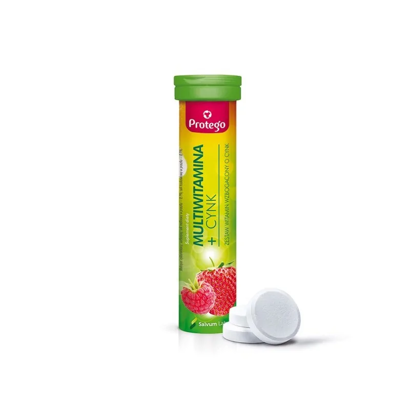 PROTEGO MULTIVITAMINI+ZINC EFFERVETS x 20 Product Main Image