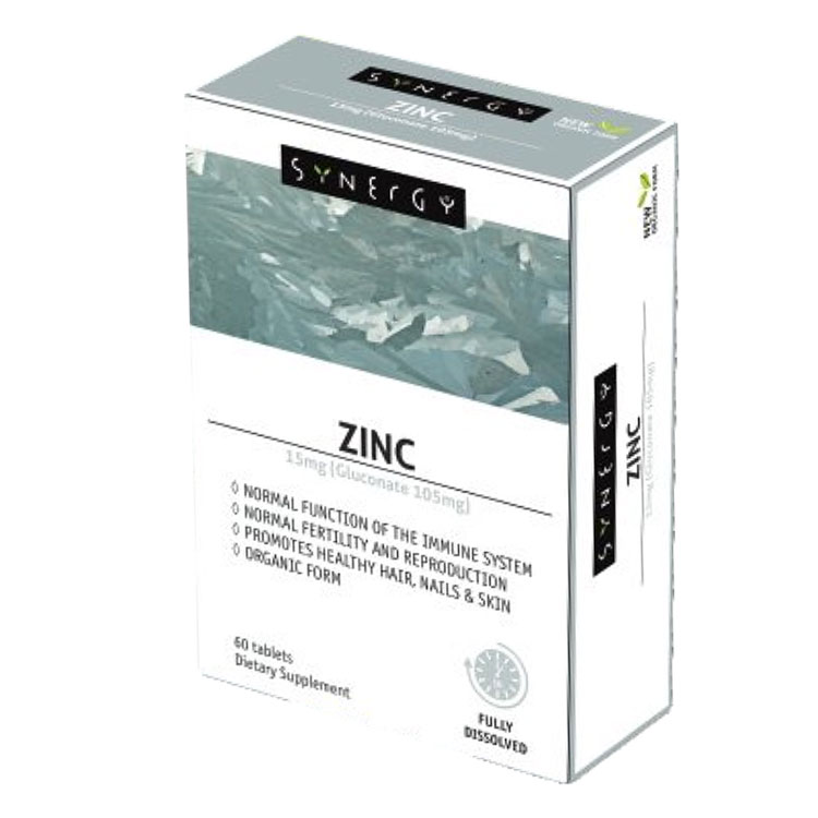 SYNERGY ZINC 15mg x 60tbl Product Main Image