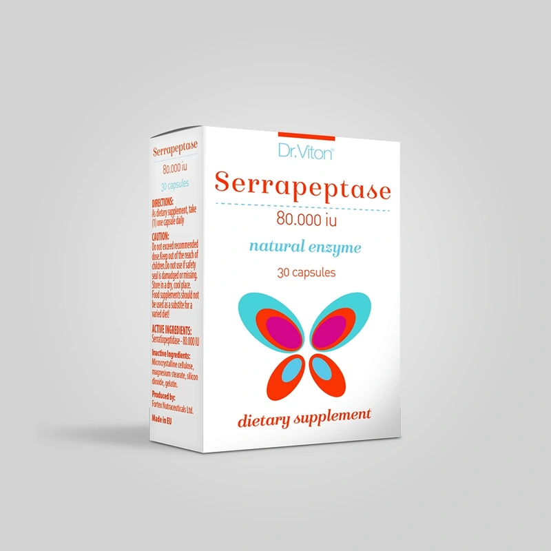 DR.VITON Serrapeptase x 30cps Product Main Image