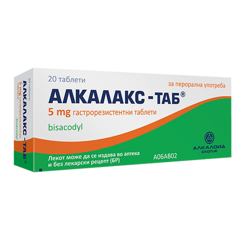 ALKALAX TABLETS 20 x 5mg Product Main Image