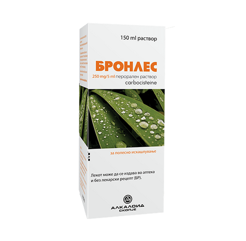 BRONLES 250mg/5ml syrup 150ml Product Main Image