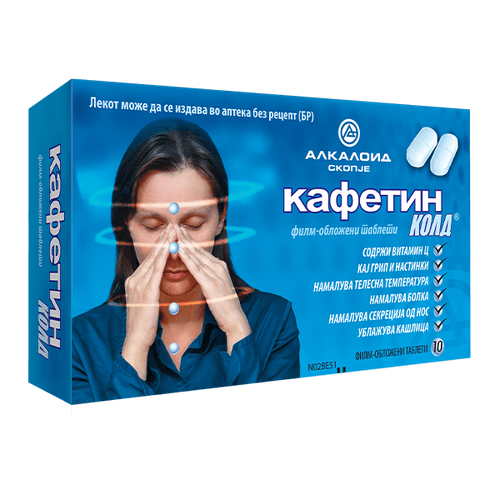 CAFFETIN COLD TABLETS x 10 Product Main Image