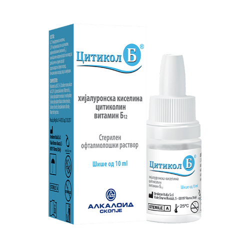 CITIKOL B OCULO drops 10ml Product Main Image