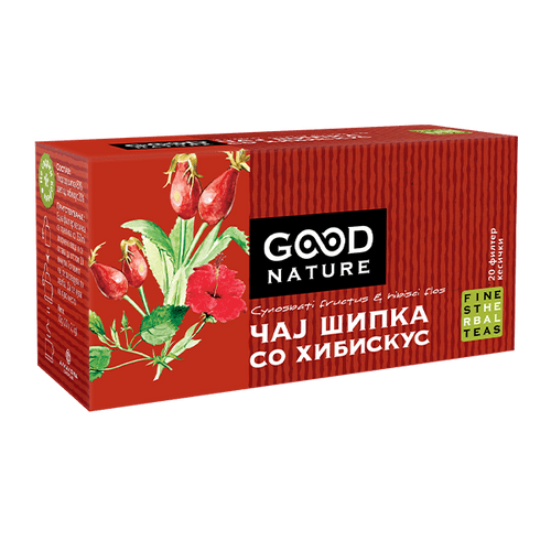 TEA ROSEHIP+HIBISCUS x 20 Product Main Image