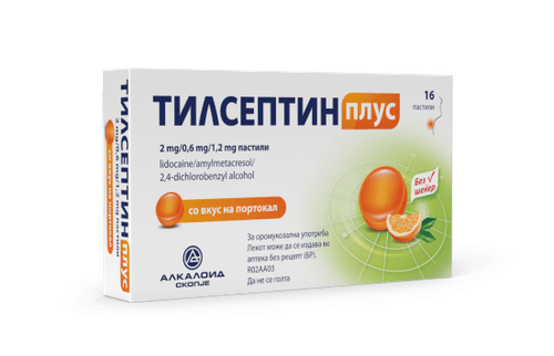 TILSEPTIL PLUS LOZENGES x 16 Product Main Image