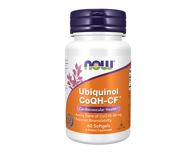 NOW UBIQUNOL CoQH-CF 50mg SOFTGELS x 60 Product Main Image