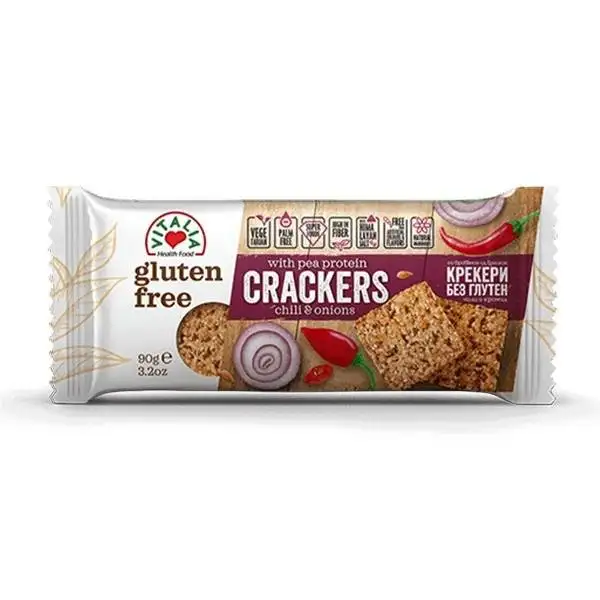 KREKER gluten free CILLI+ONION 90g Product Main Image